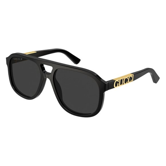 NWT GUCCI AVIATOR SUNGLASSES - Picture 1 of 3